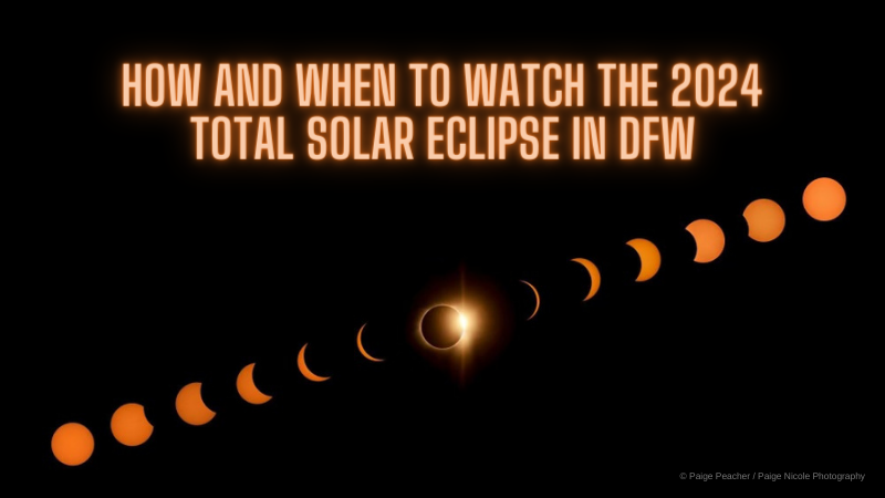How and When To Watch the 2024 Total Solar Eclipse in DFW | Chase Oaks ...